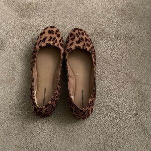 Leopard Ballet shoes size 8.5
